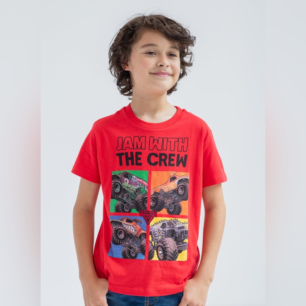 Kids‎ Monster Jam Graphic T-Shirt 🏁🚛